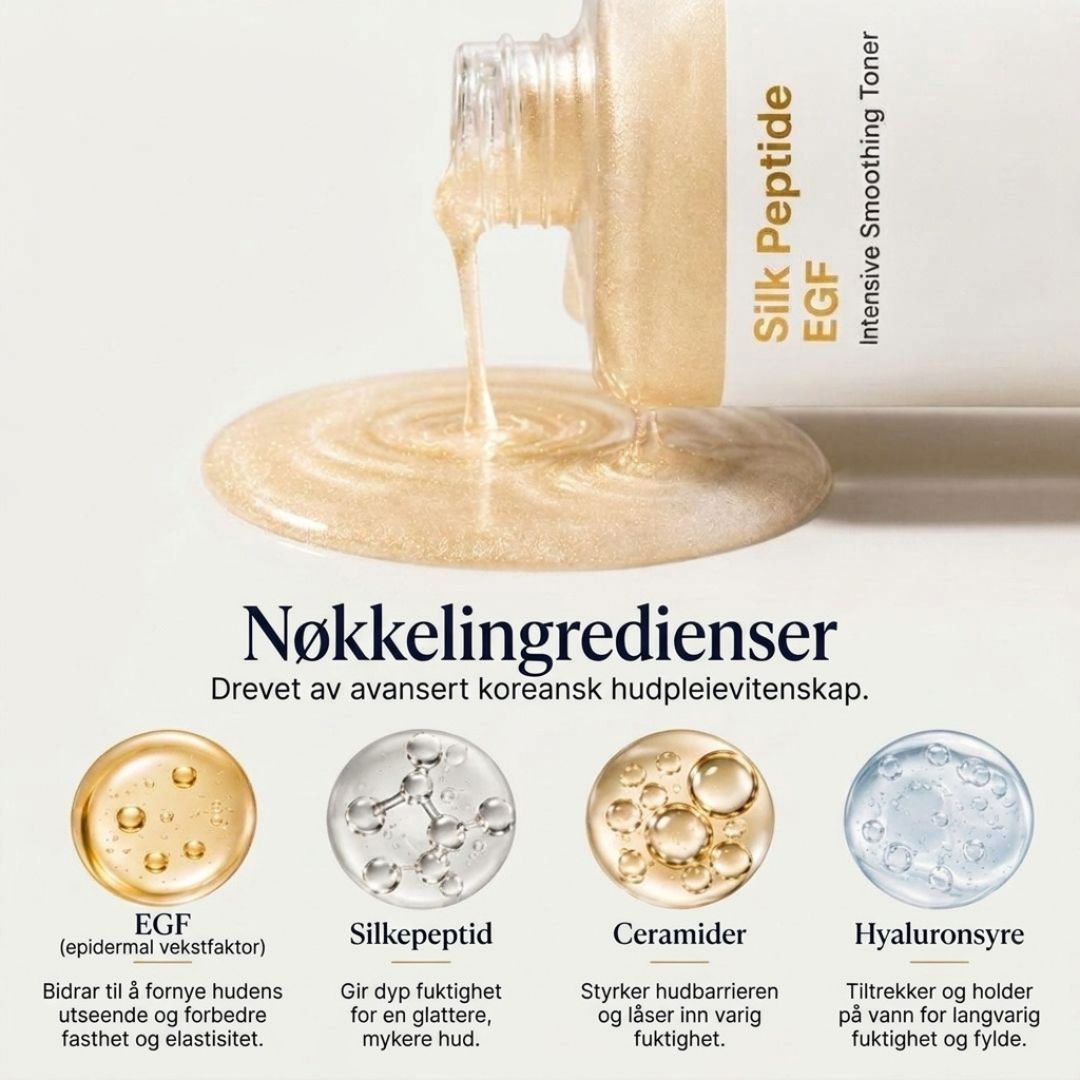 Silkepeptid EGF oppstrammende toner