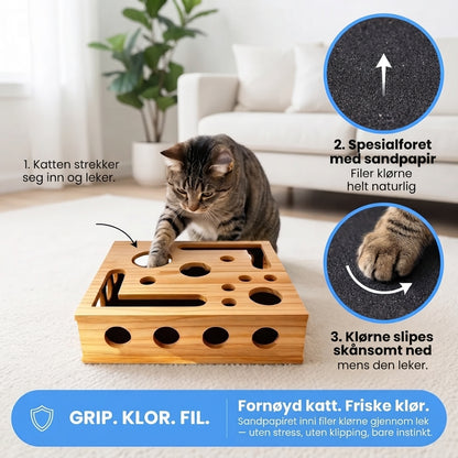 Slutt å bryte med katten bare for å klippe klørne – SmoothPaw™ gjør det for deg.