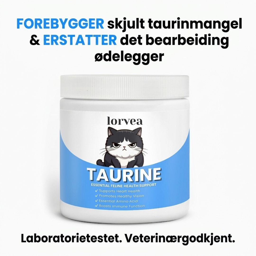 Stopp den stille mangelen før du ser tegnene – med Lorvea™ Taurin-tilskudd
