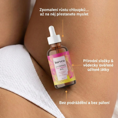 Přírodní sérum proti zarůstání chloupků