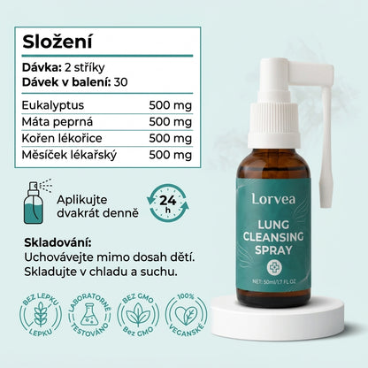 Lorvea™ Sprej na čištění plic