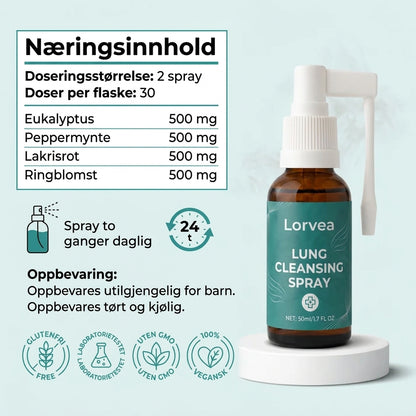 Lorvea™ Lungerensende Spray