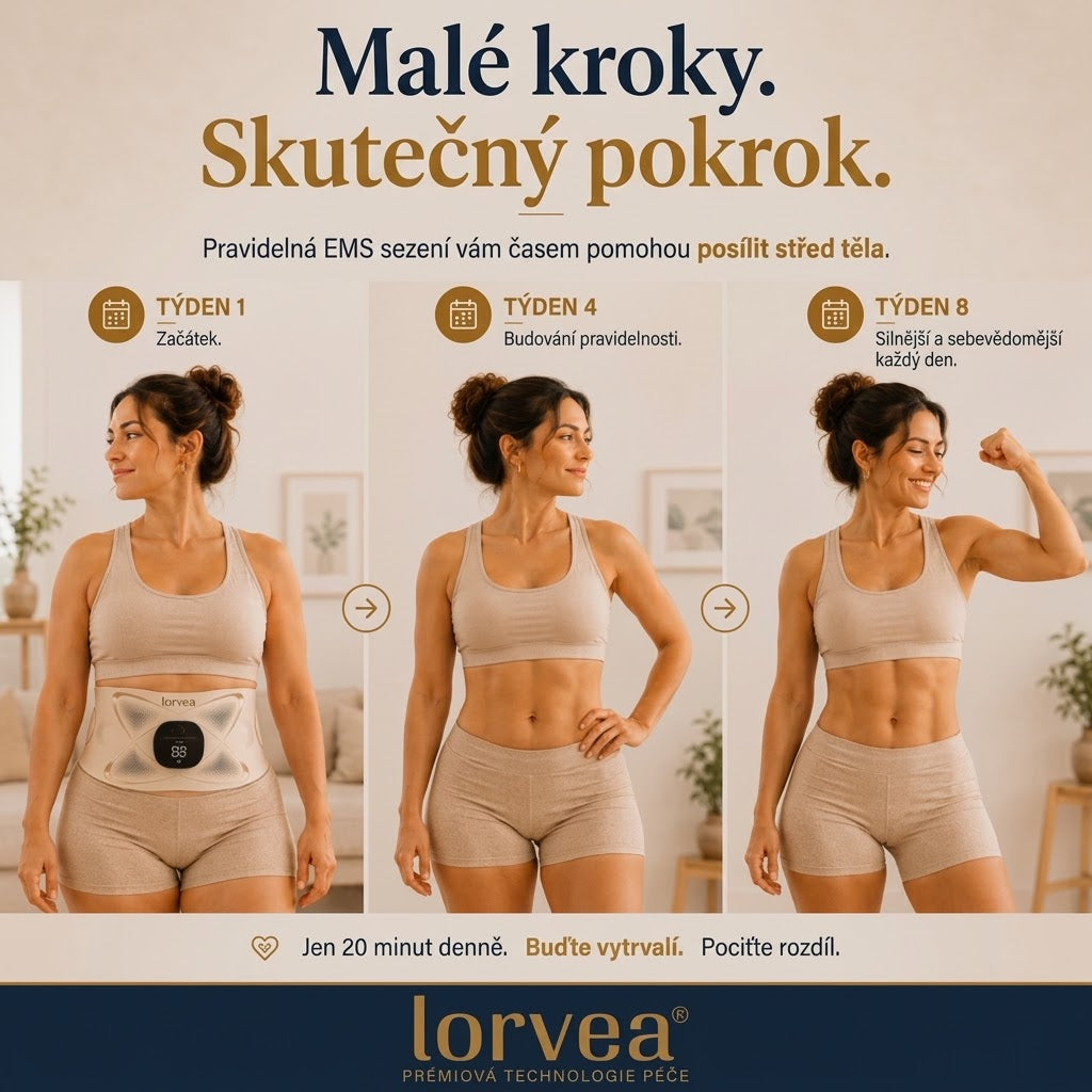 EMS tvarování & LED & Tepelná terapie PowerBelt®