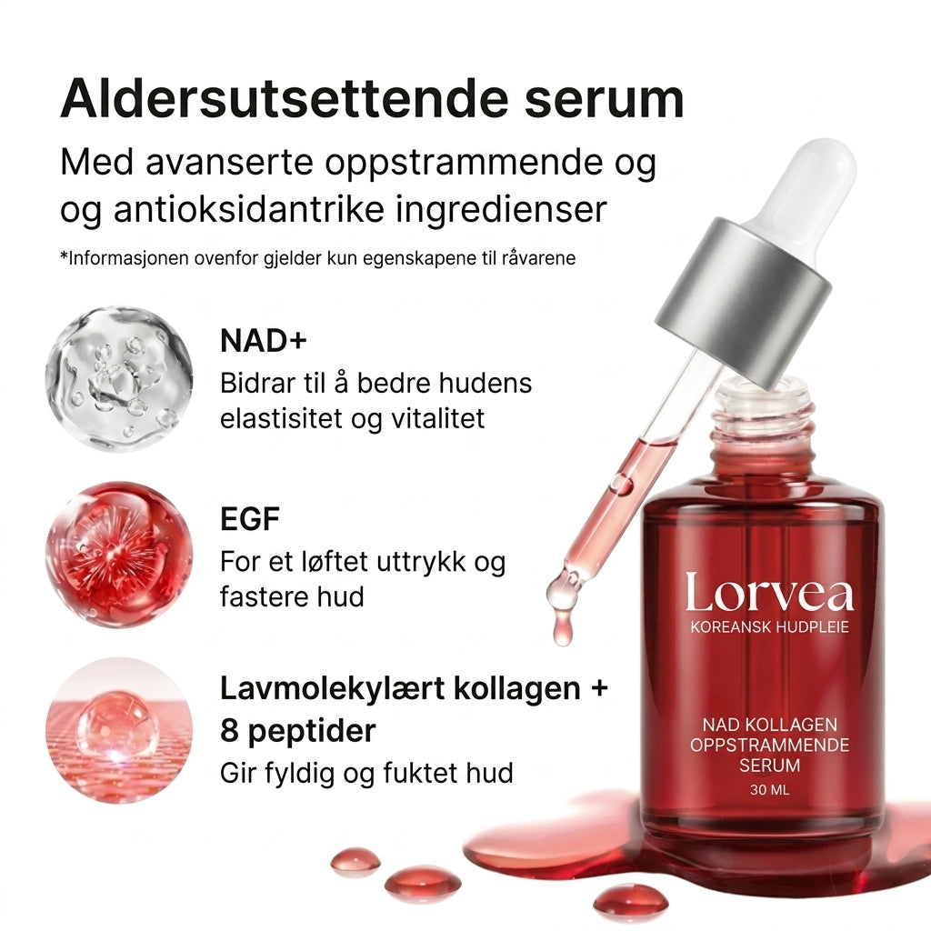 Lorvea NAD+ Oppstrammende Serum