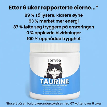 Stopp den stille mangelen før du ser tegnene – med Lorvea™ Taurin-tilskudd