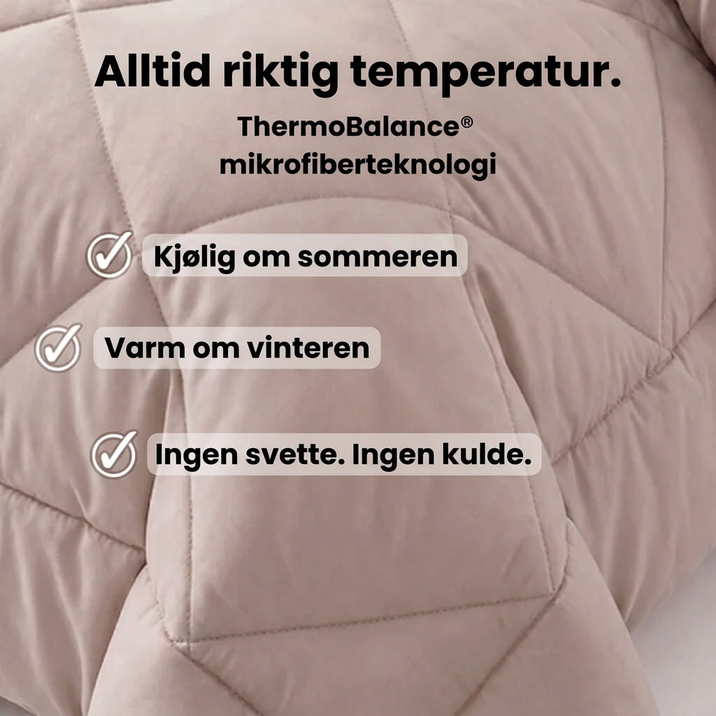 LettSøvn® 2-i-1 dyne – du trenger aldri dynetrekk igjen