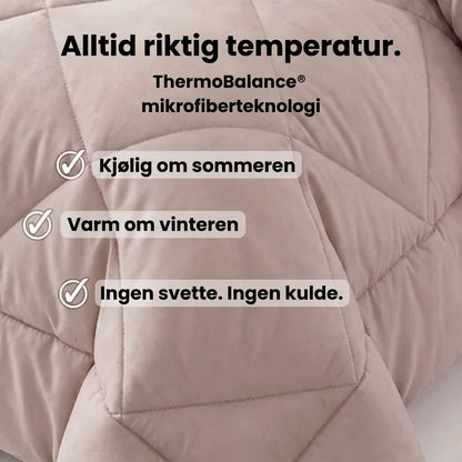 LettSøvn® 2-i-1 dyne – du trenger aldri dynetrekk igjen