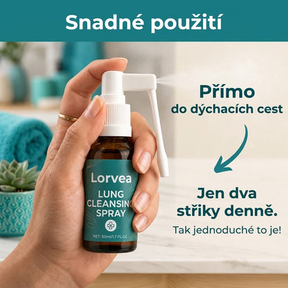 Lorvea™ Sprej na čištění plic