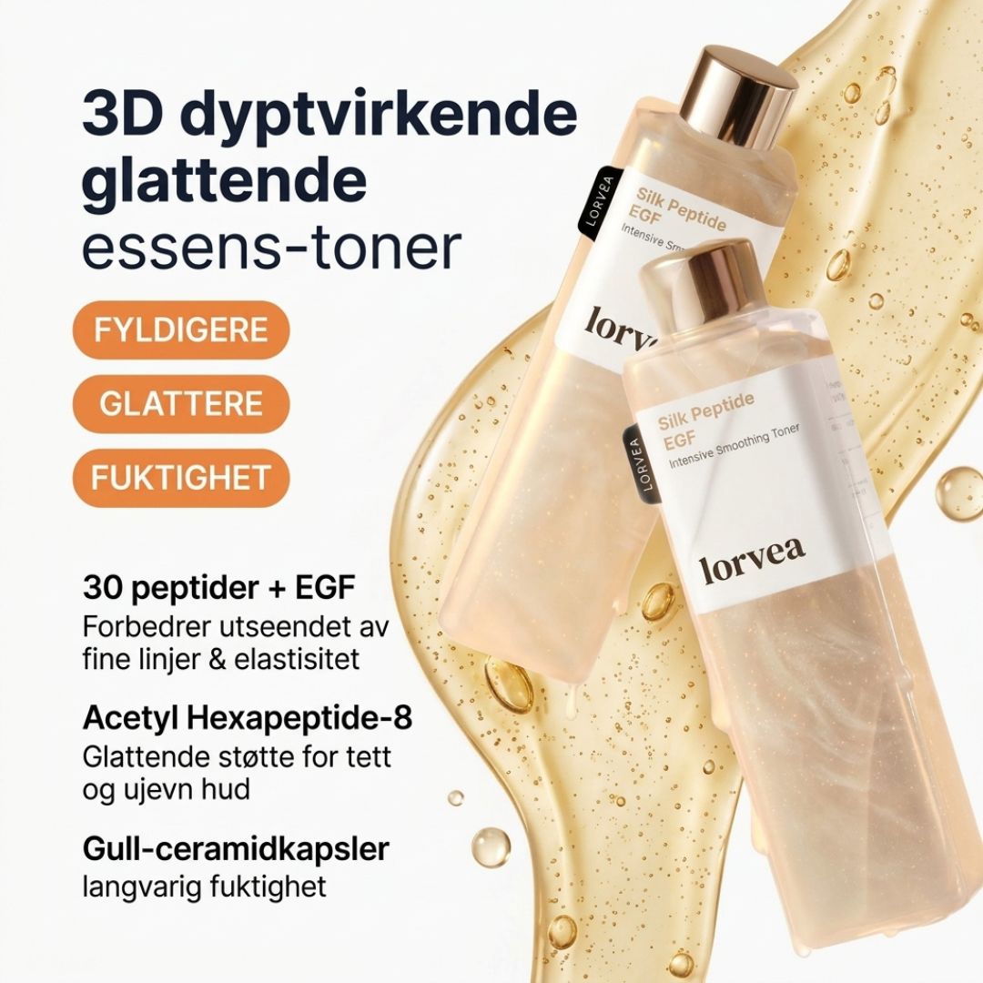 Silkepeptid EGF oppstrammende toner
