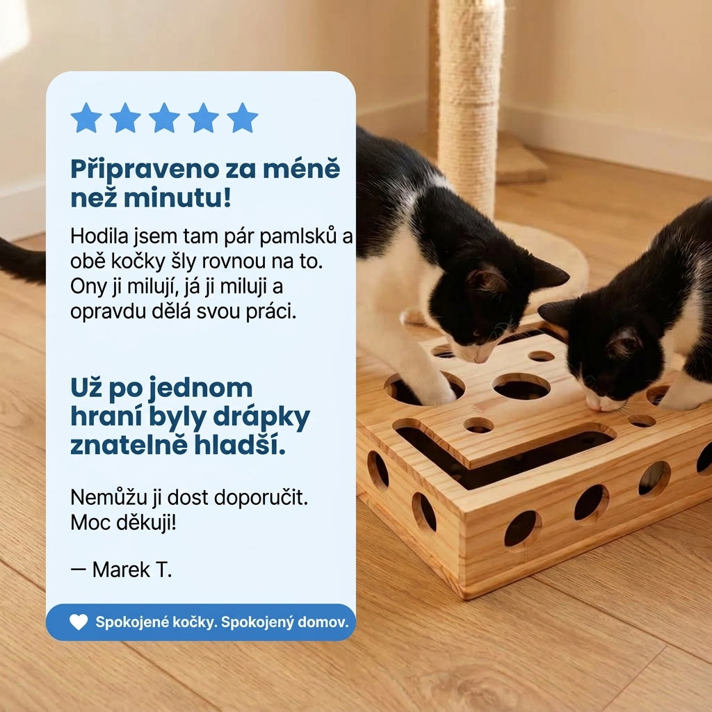 Přestaňte zápasit s kočkou jen kvůli stříhání drápů – SmoothPaw™ to udělá za vás.