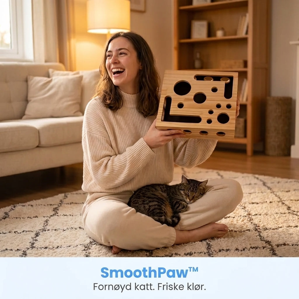 Slutt å bryte med katten bare for å klippe klørne – SmoothPaw™ gjør det for deg.