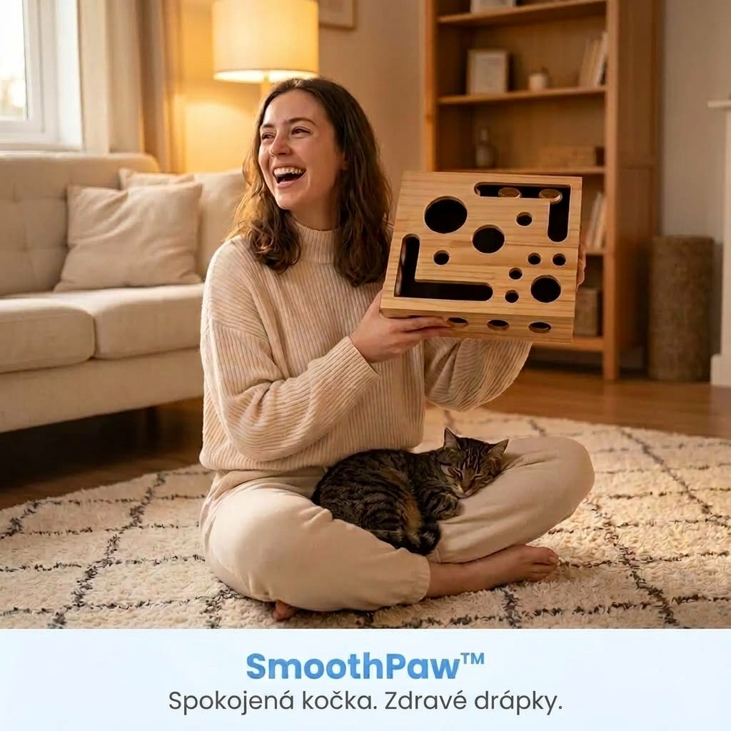 Přestaňte zápasit s kočkou jen kvůli stříhání drápů – SmoothPaw™ to udělá za vás.