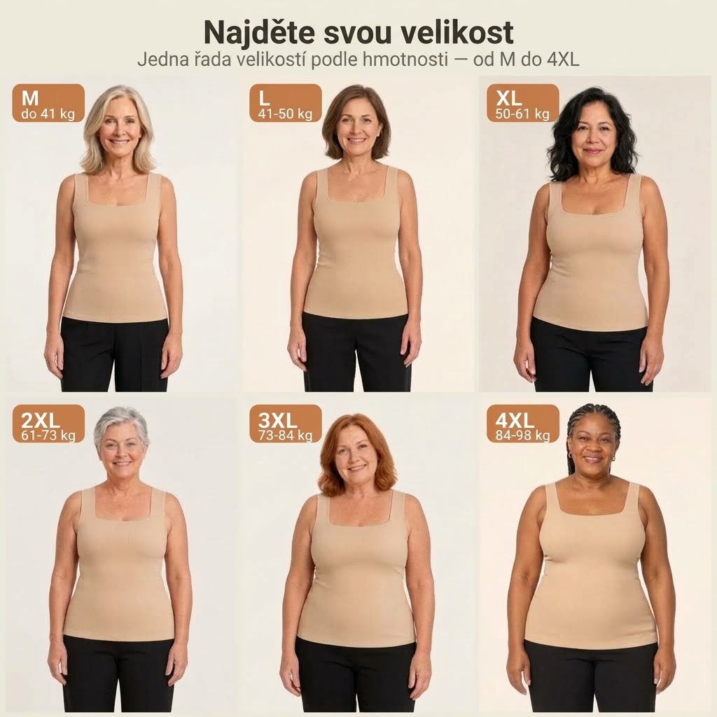 Lorvea tílko s přední oporou