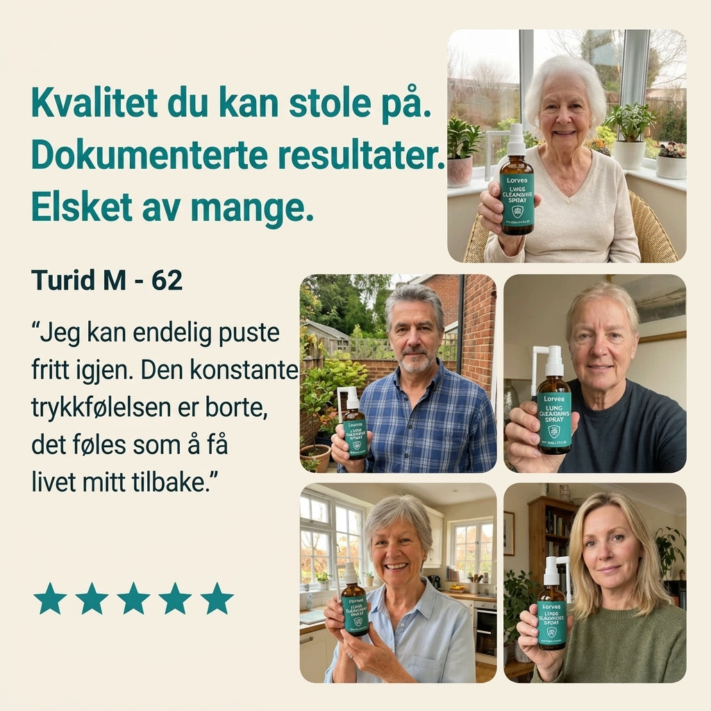 Lorvea™ Lungerensende Spray