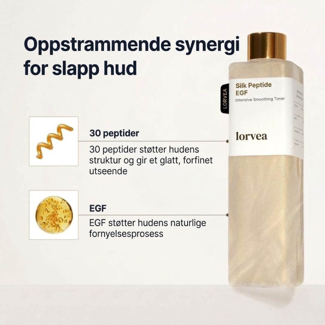 Silkepeptid EGF oppstrammende toner
