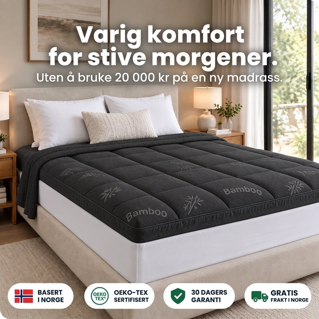 Lorvea Kjølende Bambus-overmadrass