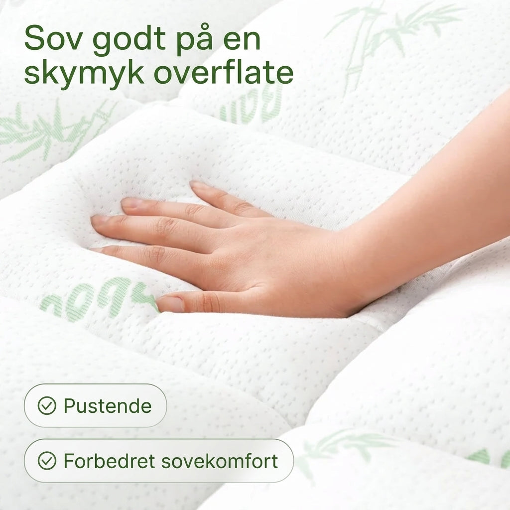Lorvea Kjølende Bambus-overmadrass